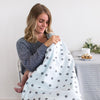 Ultimate Swaddle and 2-Layer Cotton Face Mask Set - Bubble Dots Sterling