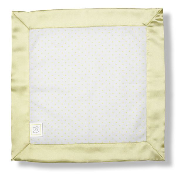 'Cotton Baby Lovie - Polka Dots, Pastel Yellow' - Customized