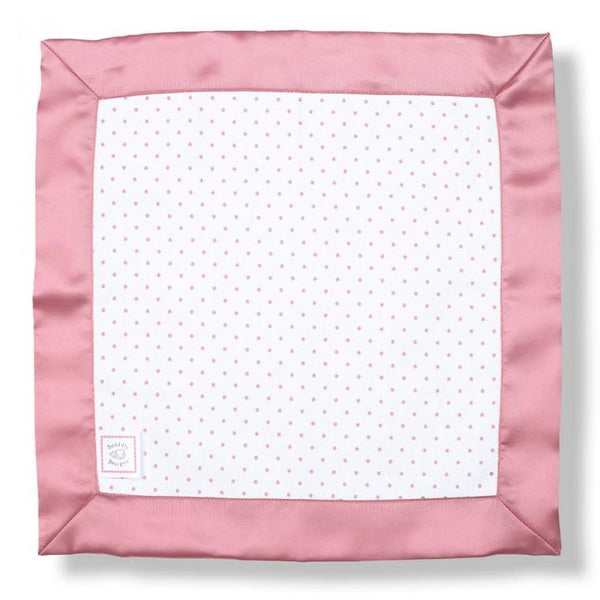 Cotton Baby Lovie - Polka Dots, Pink - Customized
